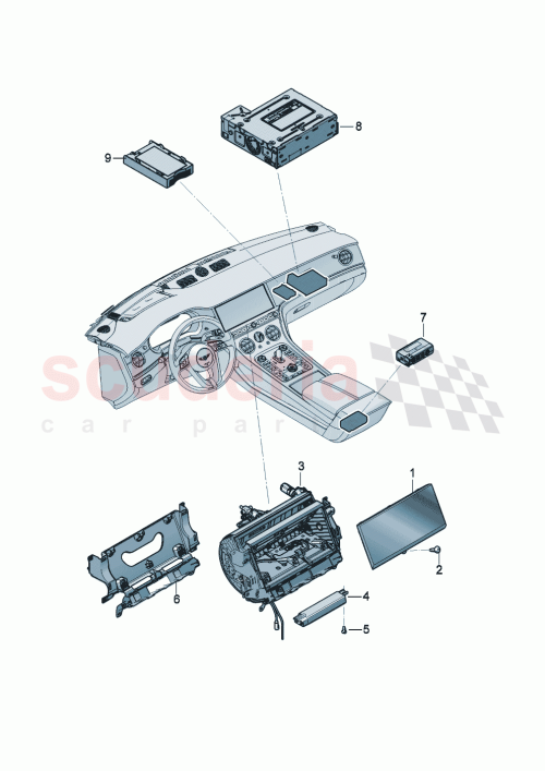 Part Diagram for Bentley 3SA035063A