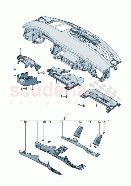Part Diagram for Bentley 3SB815174E