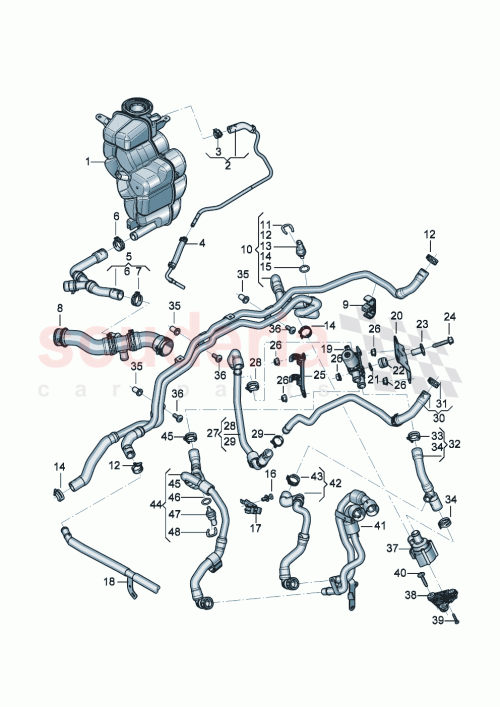 Part Diagram for Bentley 976 815 369