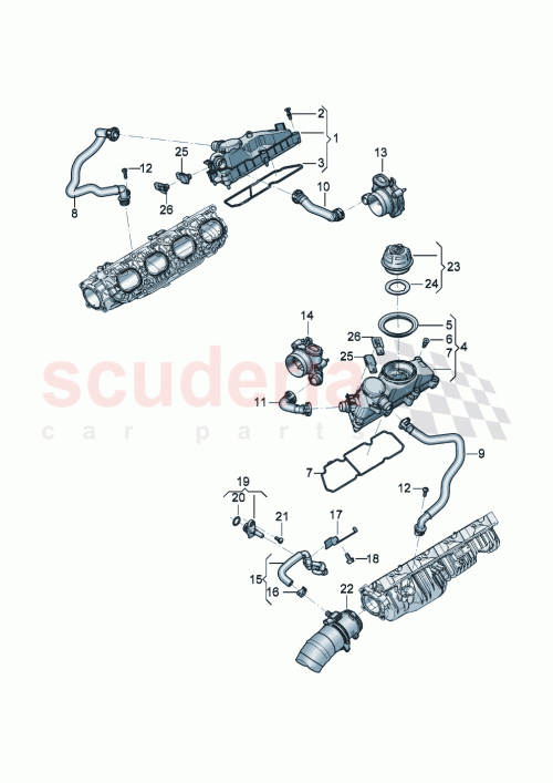Part Diagram for Bentley 06M103727C