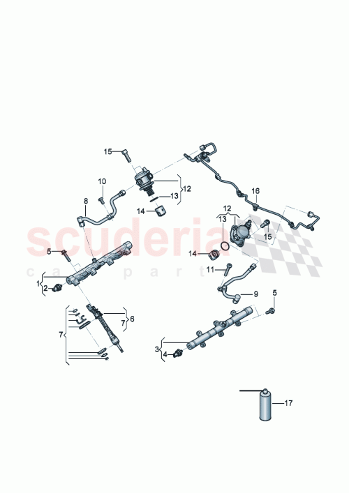 Part Diagram for Bentley 0P2906036B