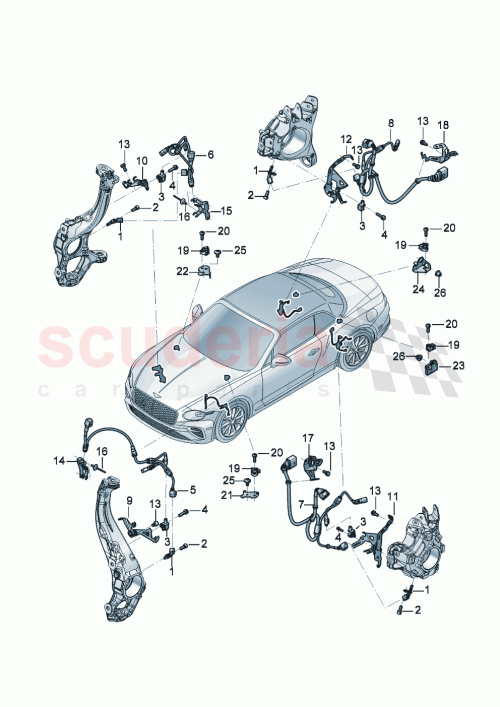 Part Diagram for Bentley 976 971 003
