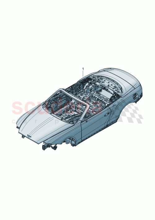 Part Diagram for Bentley 3SD 800 433 R