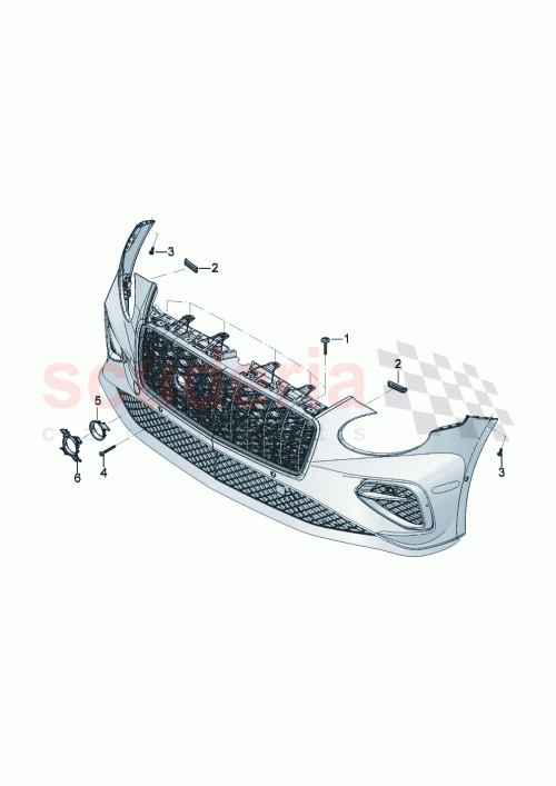 Part Diagram for Bentley 3SD805795K