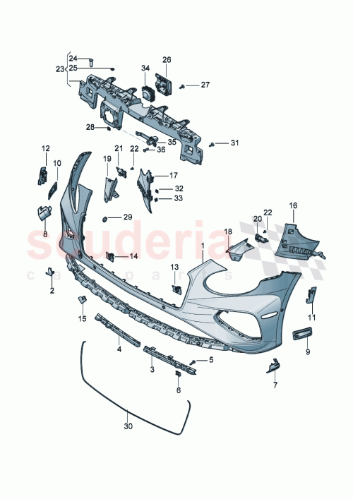 Part Diagram for Bentley 3SD919268A
