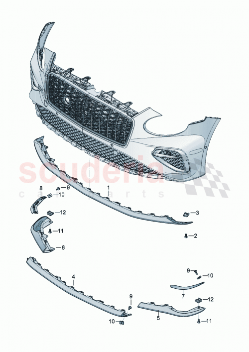 Part Diagram for Bentley 3SD 805 903 C