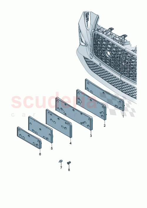 Part Diagram for Bentley 3SD 807 287 L