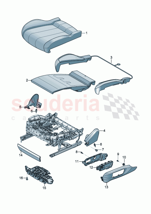 Part Diagram for Bentley 3SD881373AL
