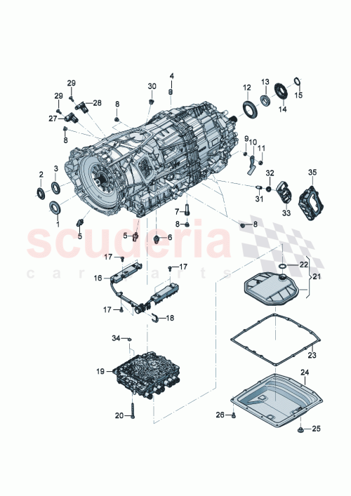 Part Diagram for Bentley 0DS907226A