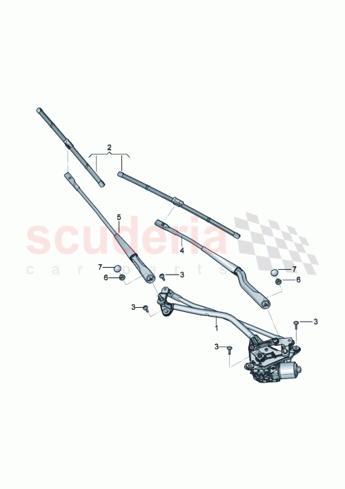 Part Diagram for Bentley 3SD 955 024 B