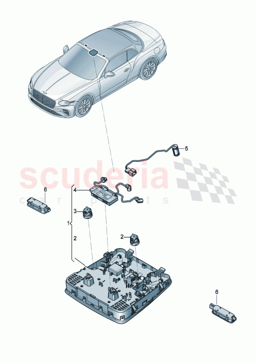 Part Diagram for Bentley 4M2 035 711 B
