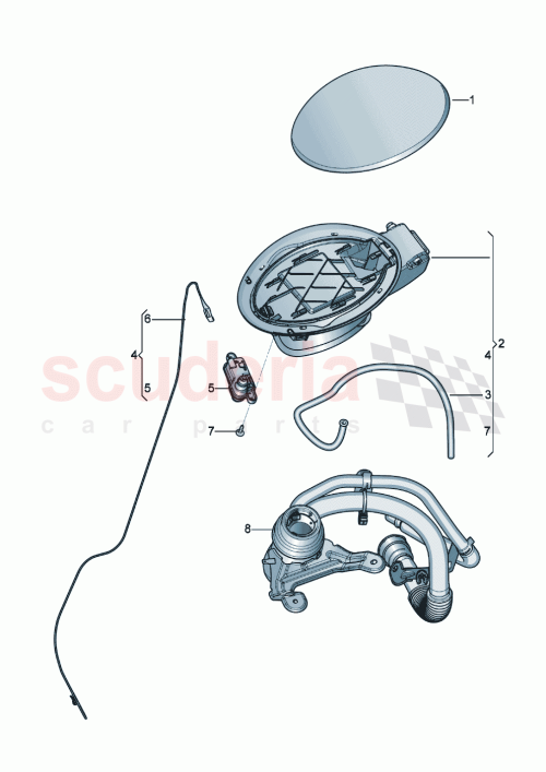 Part Diagram for Bentley 4G5 862 153 B