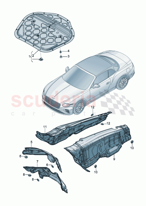 Part Diagram for Bentley 976 863 830 E