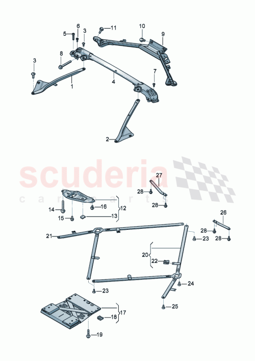 Part Diagram for Bentley 971814587C