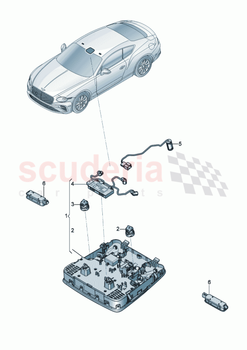 Part Diagram for Bentley 3SD959551FF