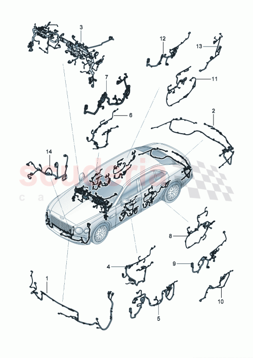 Part Diagram for Bentley 3SB 971 315 RQ