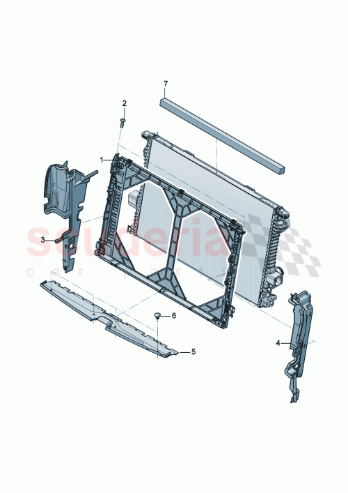 Part Diagram for Bentley 3SE121284D