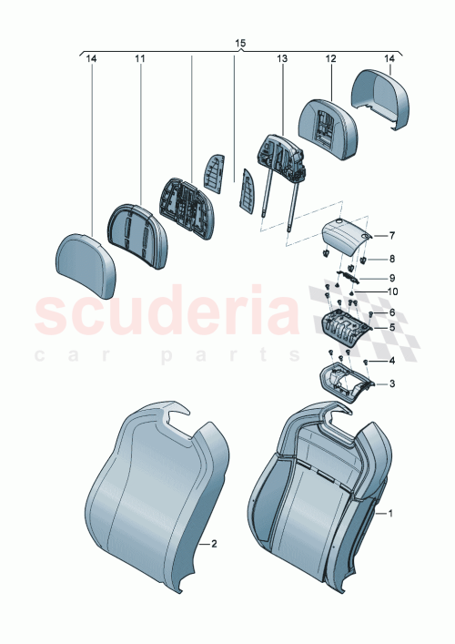 Part Diagram for Bentley 3SE 881 989 AC