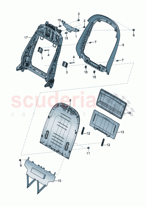 Part Diagram for Bentley 36A 882 939 A