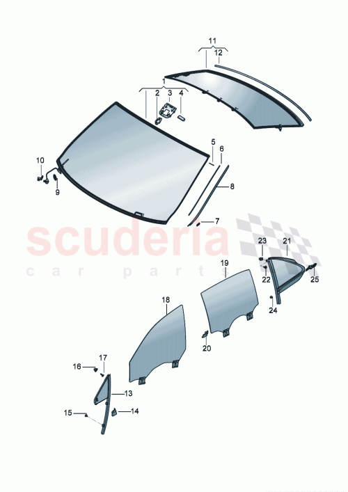 Part Diagram for Bentley 3SE845051E