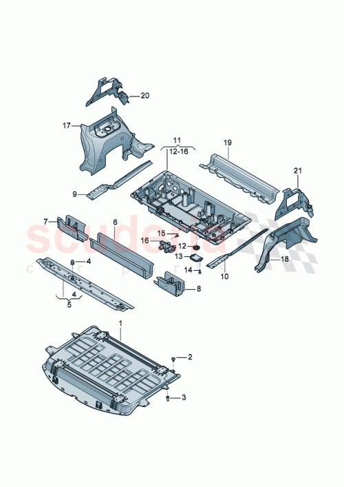 Part Diagram for Bentley 3SE804825H