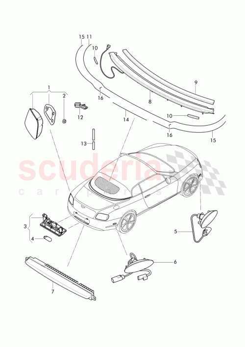 Part Diagram for Bentley 3W7 854 336