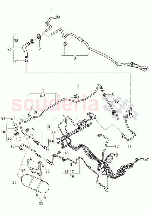 Part Diagram for Bentley 4W0 612 391 B