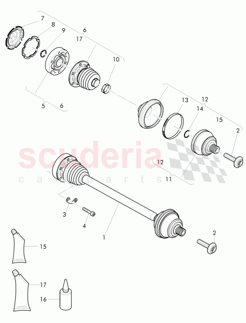 Part Diagram for Bentley 3W0598103