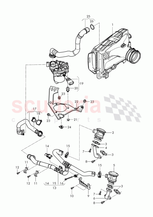 Part Diagram for Bentley 3W0 131 085 R