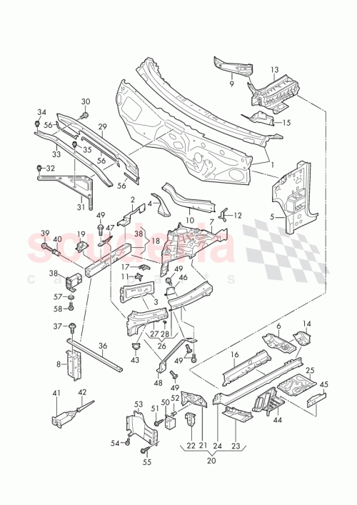 Part Diagram for Bentley 4M0 805 531