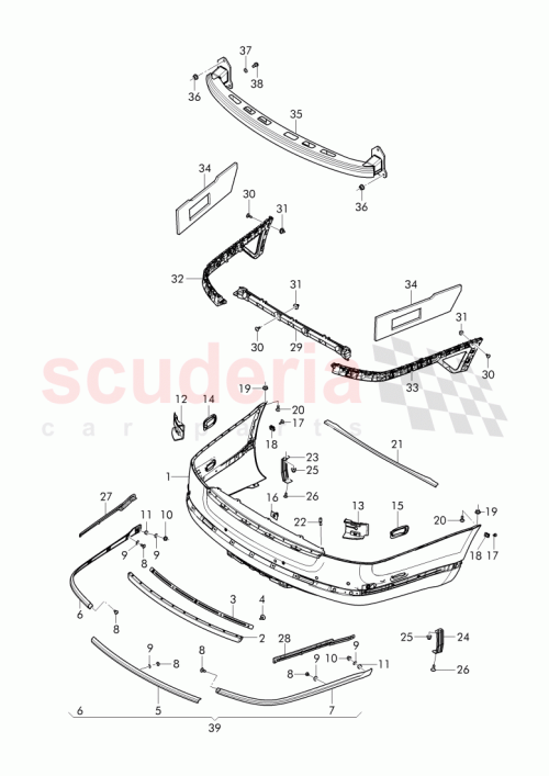Part Diagram for Bentley 3Y5 807 343 F
