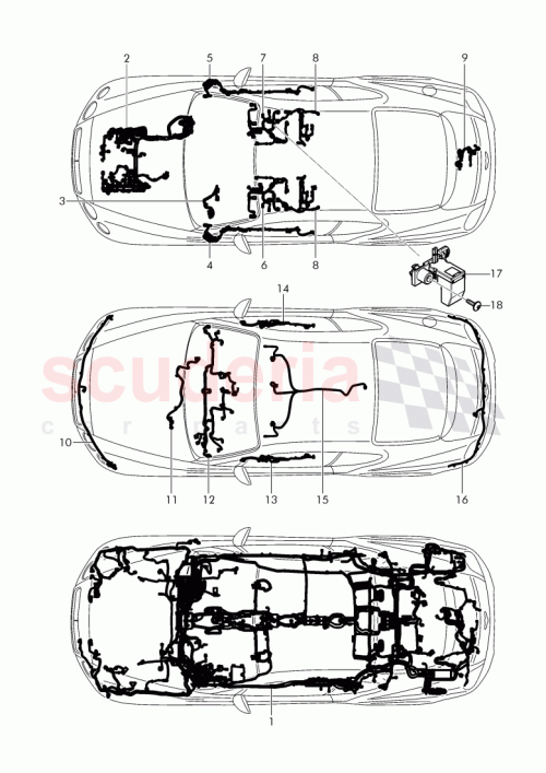 Part Diagram for Bentley 3W8 971 022 AB