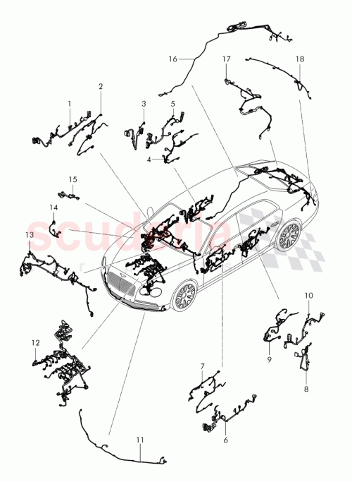 Part Diagram for Bentley 3W1 971 627 M