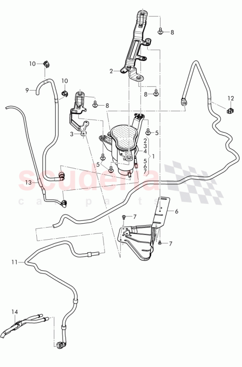 Part Diagram for Bentley 4M0 201 995 K