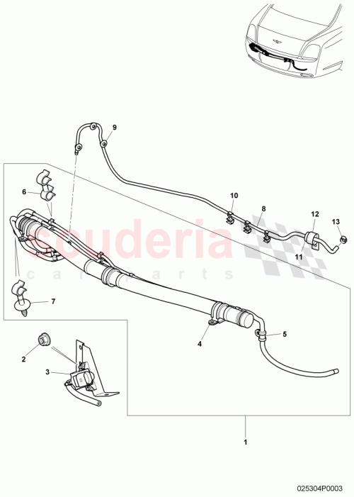 Part Diagram for Bentley 3W0253674Q