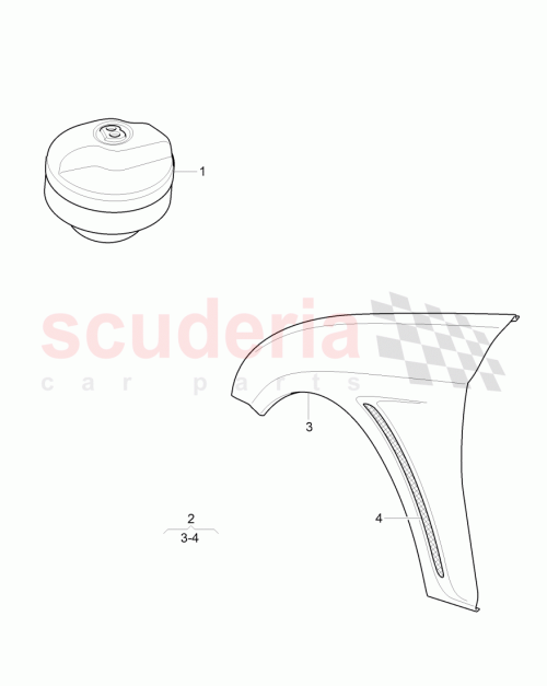 Part Diagram for Bentley 3W5 821 022 R