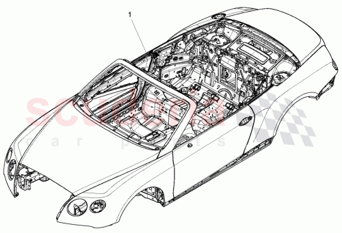 Part Diagram for Bentley 3W7 800 401 BL