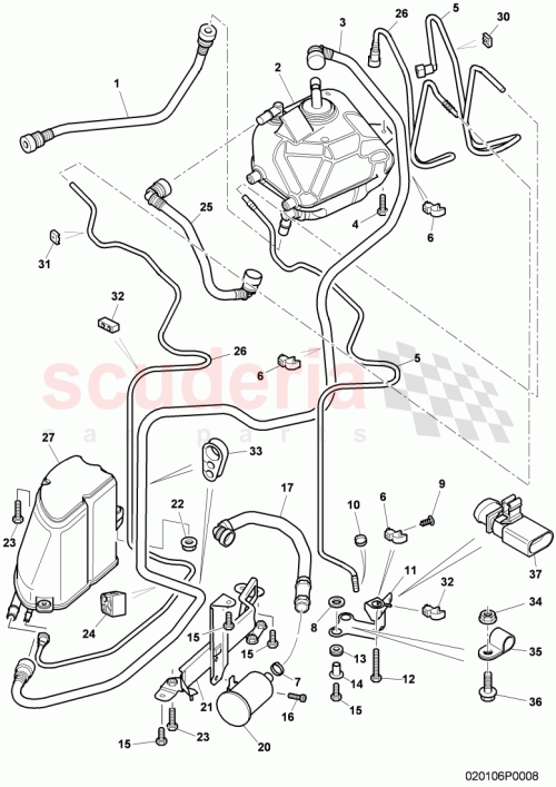 Part Diagram for Bentley 3W0201983E
