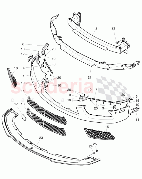 Part Diagram for Bentley 3W3 807 217 R