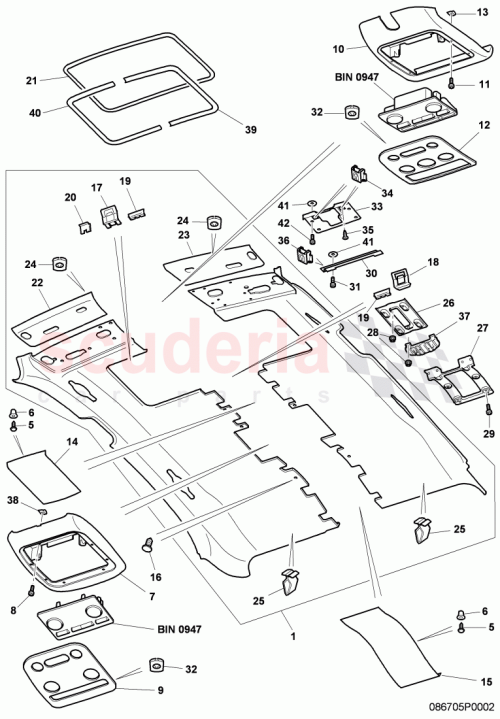 Part Diagram for Bentley 3W5867891B