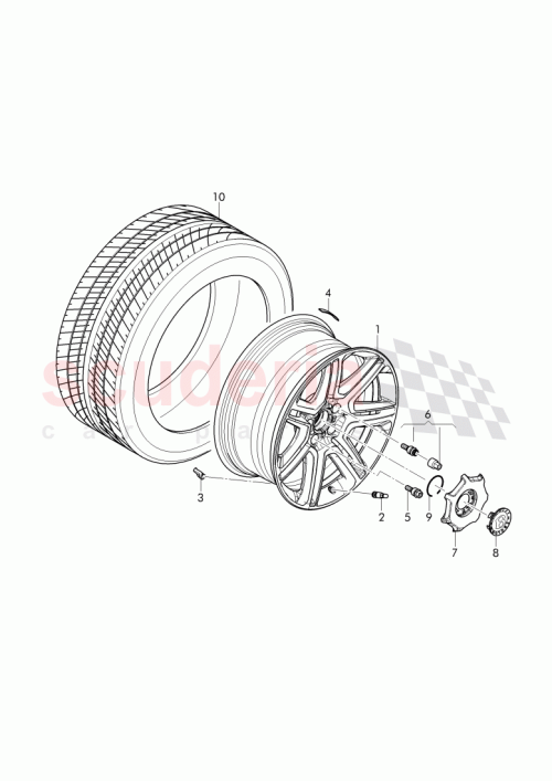 Part Diagram for Bentley 3SA 010 020