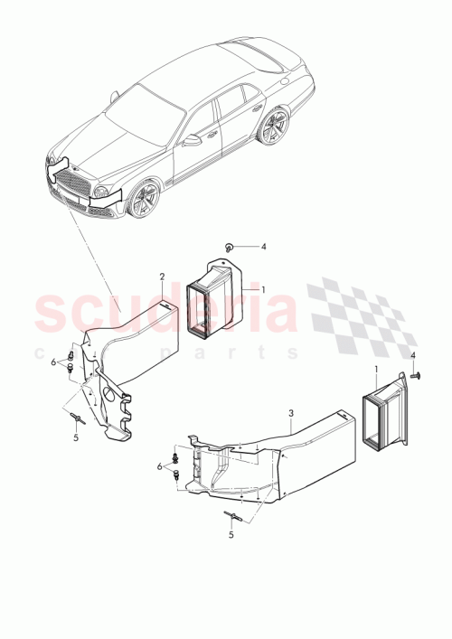 Part Diagram for Bentley WHT005650