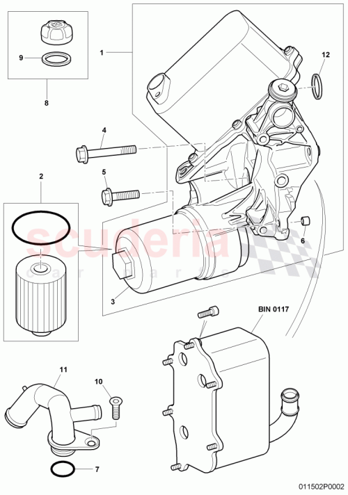 Part Diagram for Bentley 07C115562E