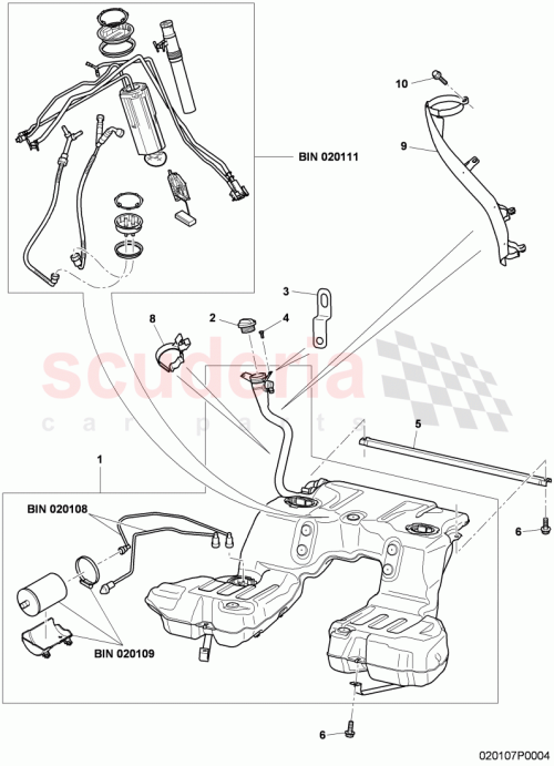 Part Diagram for Bentley 3D0201687