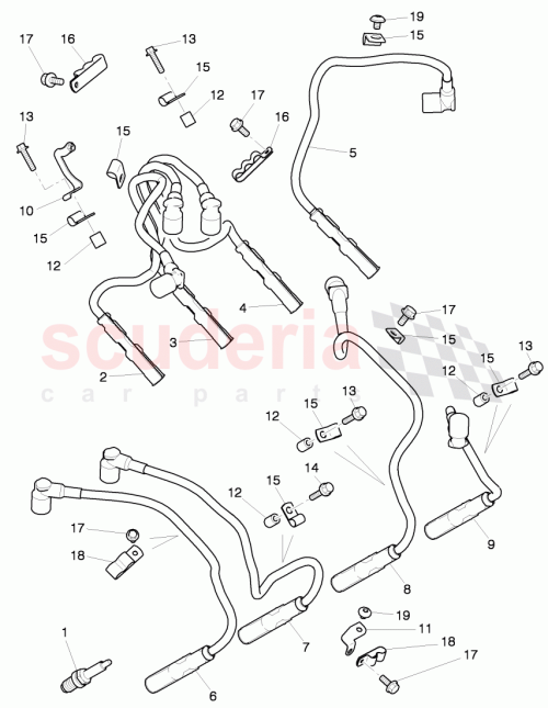 Part Diagram for Bentley 07V905409G