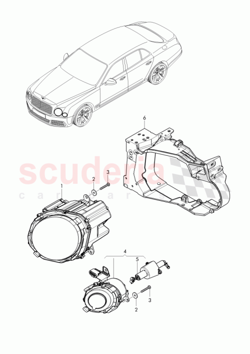 Part Diagram for Bentley 3Y2 941 017 F