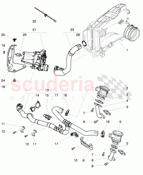 Part Diagram for Bentley 3W0 131 083 P