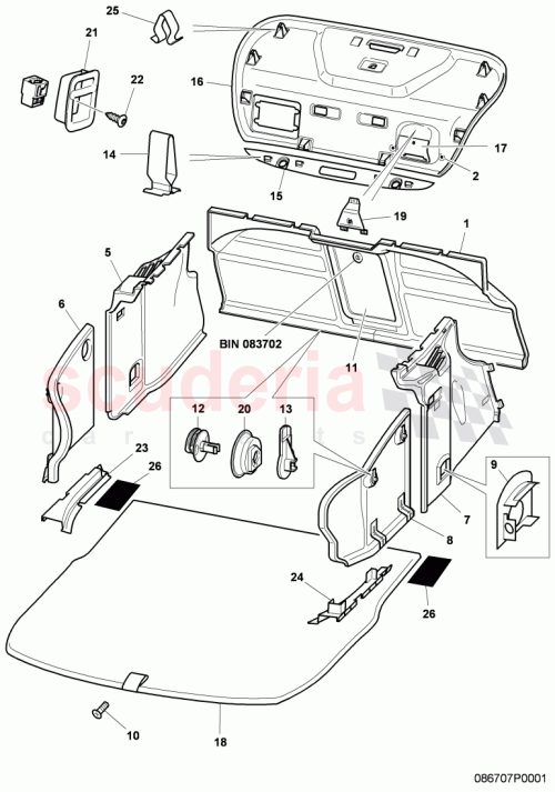 Part Diagram for Bentley 3W8867714T4BH