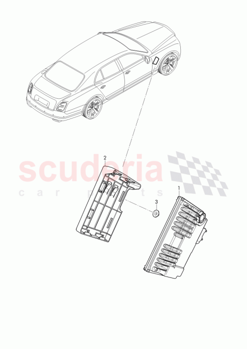 Part Diagram for Bentley 4H0 907 145 B