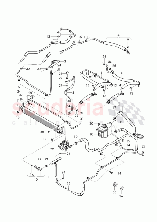 Part Diagram for Bentley WHT 006 102